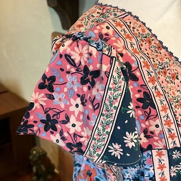 Matilda Jane Floral Patchwork Cottage-core Prairie Style Maxi Dress, S! - Picture 6 of 12